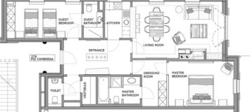 Сlassic appartement de style alpin