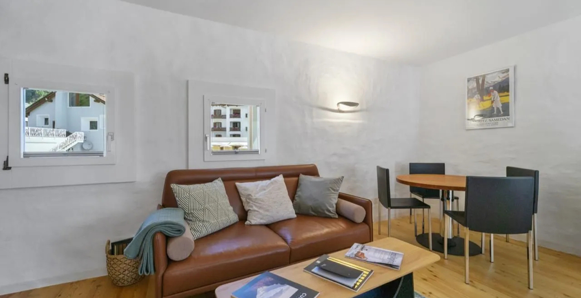 Appartement à louer à St Moritz, Champfer avec 39 m²