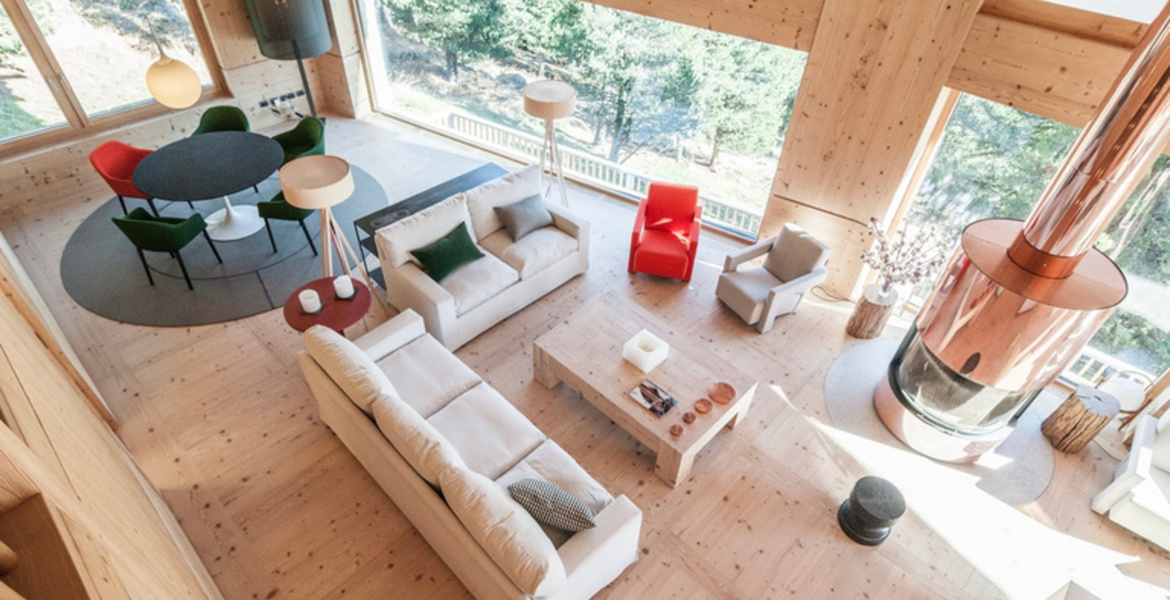 Luxueux chalet dans le quartier de Suvretta à St. Moritz 