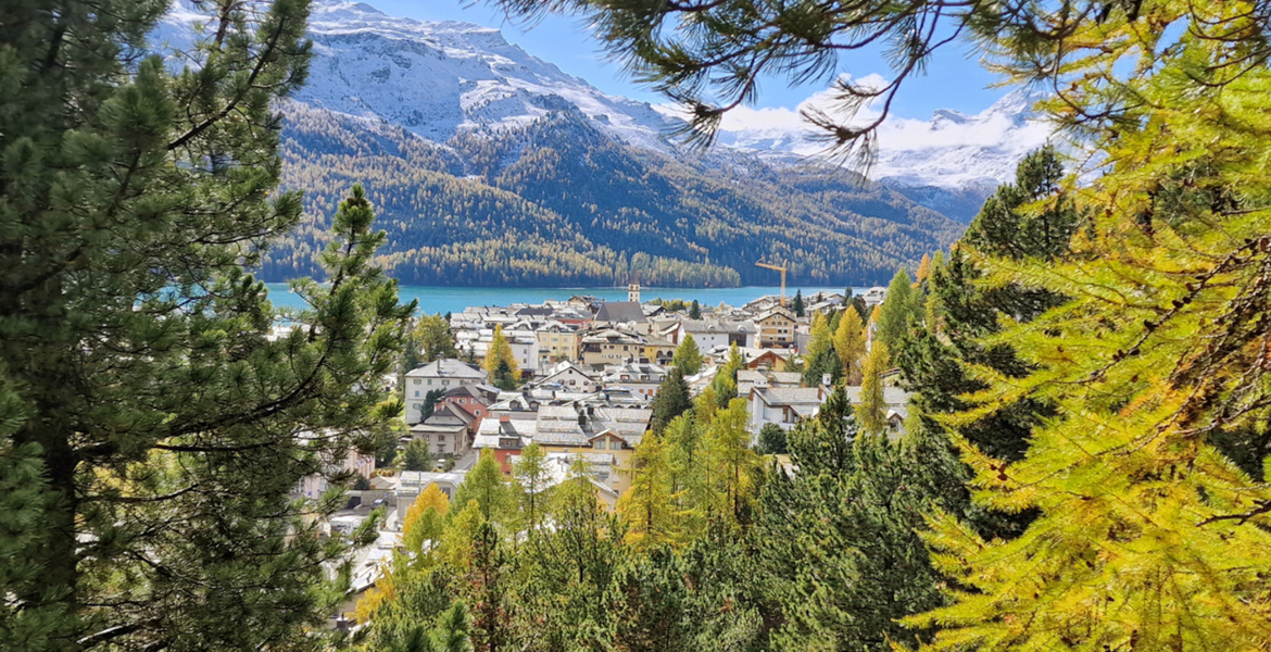 Chalet-appartement à louer à St Moritz avec 3 chambres et 90