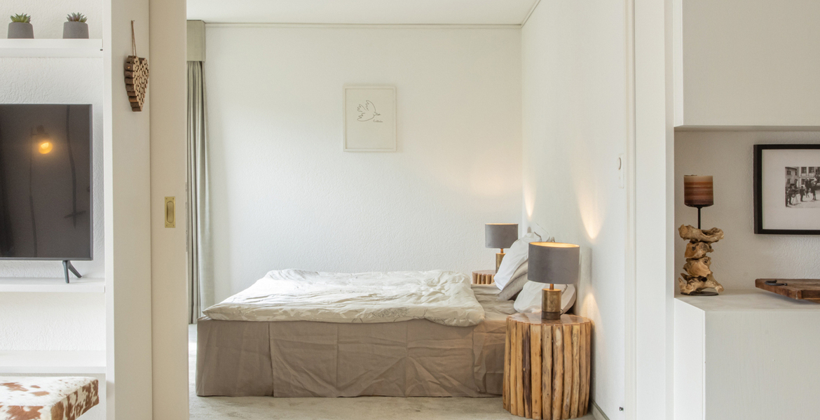 Chalet-appartement à louer à St Moritz avec 3 chambres et 90