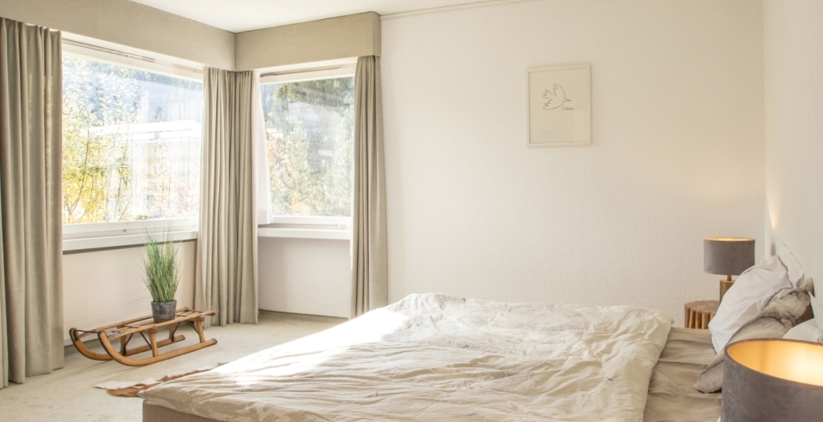 Chalet-appartement à louer à St Moritz avec 3 chambres et 90