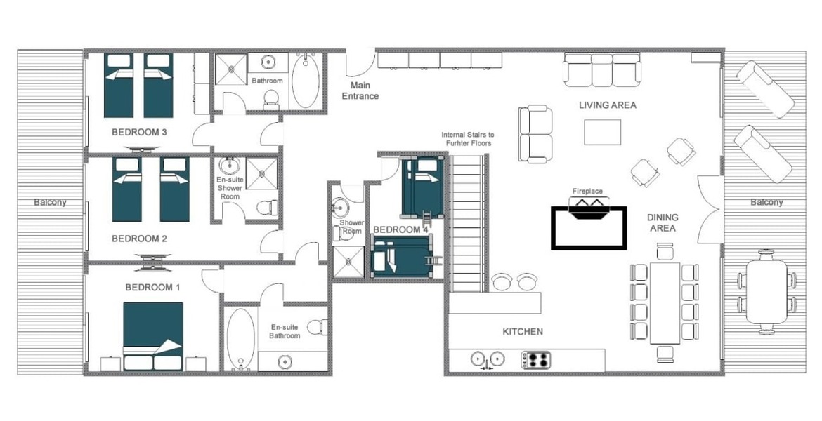 Appartement à louer à Verbier