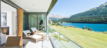 Appartement avec vue sur le lac à couper le souffle St. Mori