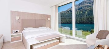 Appartement avec vue sur le lac à couper le souffle St. Mori