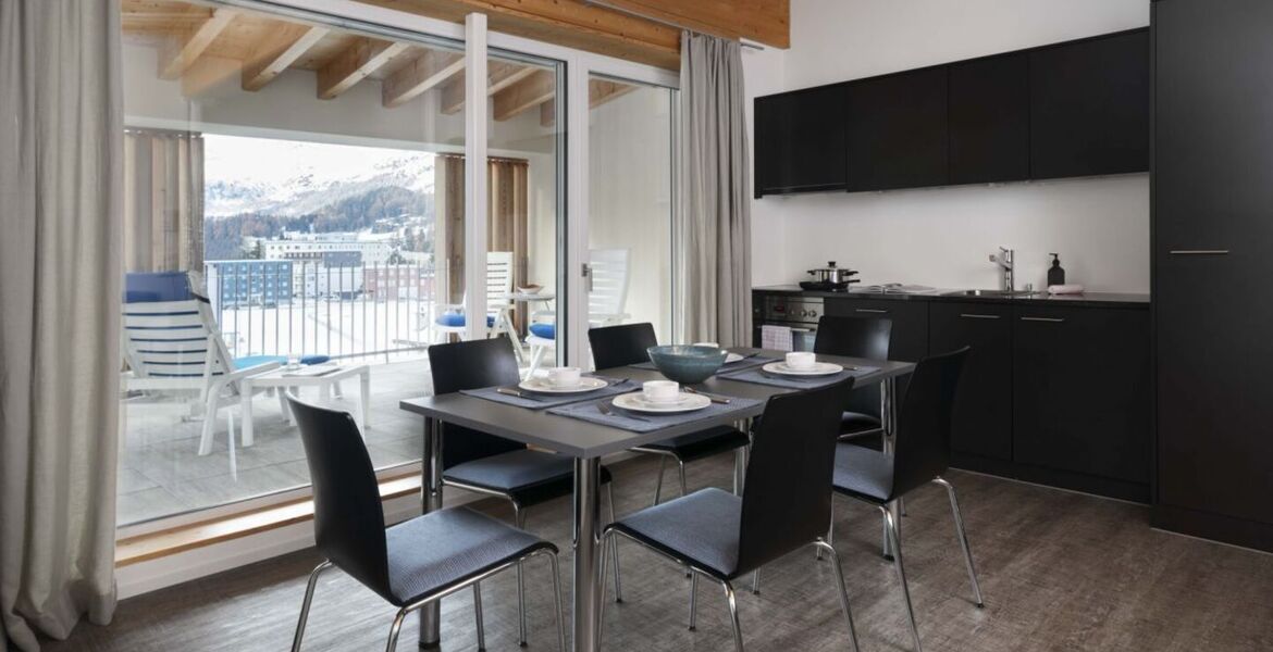 Studio-appartement à louer à St. Moritz