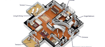 Penthouse à louer à St. Moritz