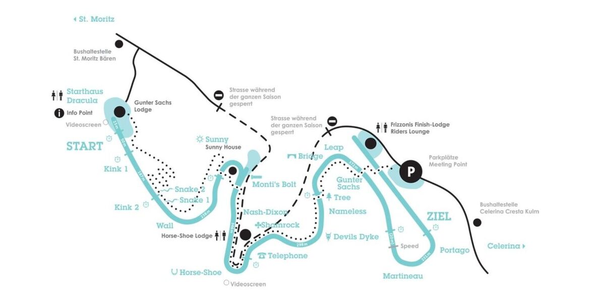 Balade invitée en bobsleigh St. Moritz